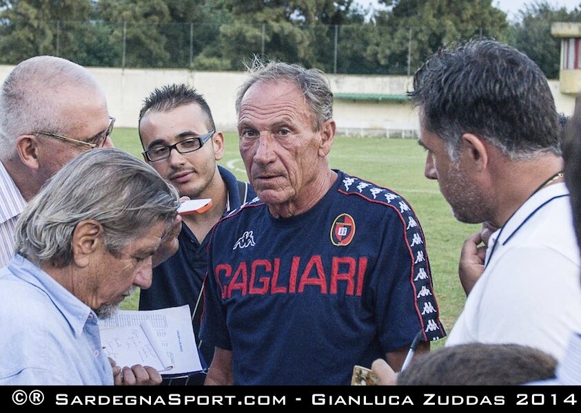 Zdenek Zeman, allenatore del Cagliari (foto: SardegnaSport)