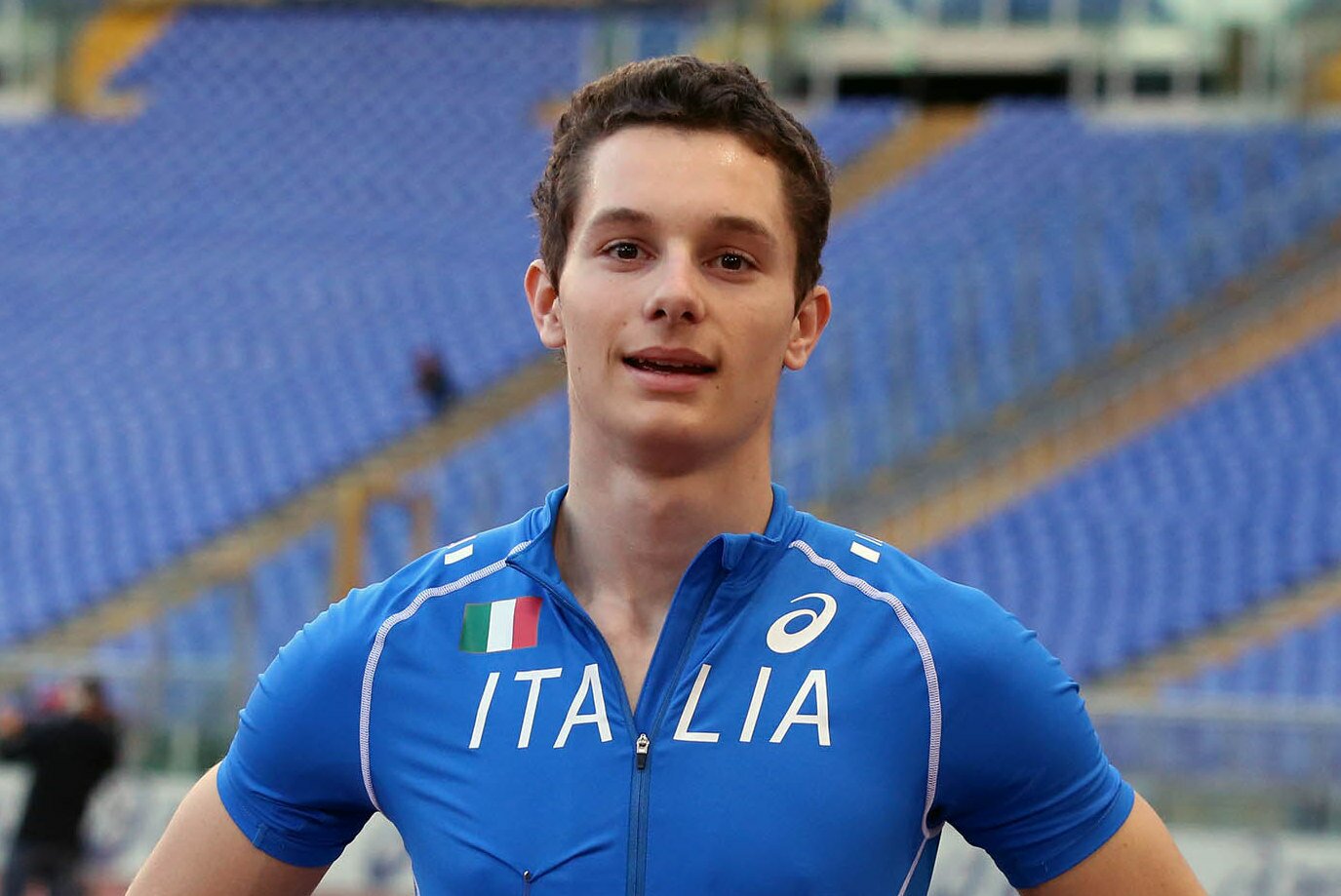 Il velocista azzurro Filippo Tortu