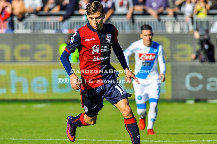 Nicolò Barella, scuola Gigi Riva, è arrivato alla Nazionale maggiore dopo tutta la trafila in rossoblù (foto: Zuddas)