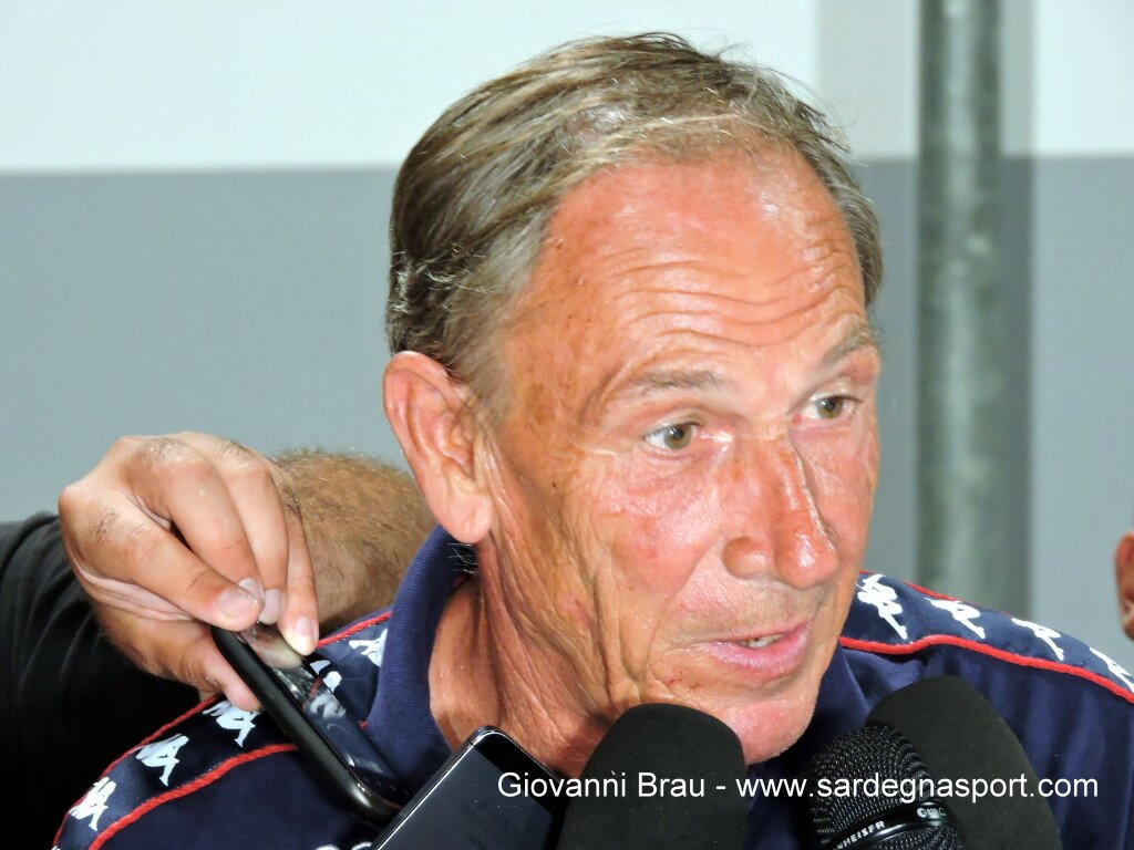 Zdenek Zeman, allenatore del Cagliari dal luglio 2014 (foto: SardegnaSport)
