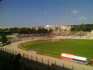 Lo stadio Vanni Sanna di Sassari
