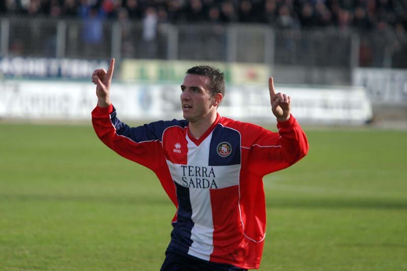 Felice Evacuo con la maglia della Torres indossata nella stagione 2005/2006