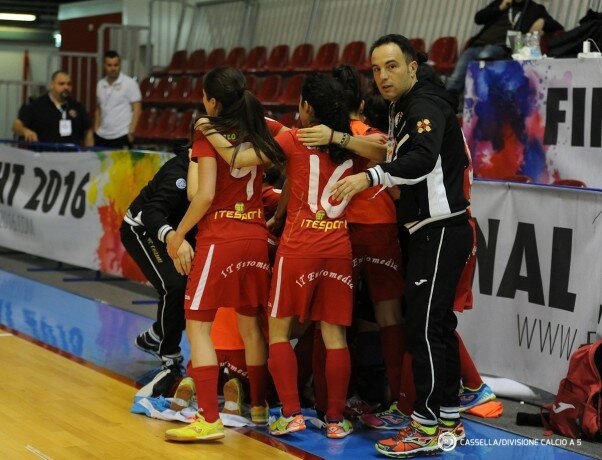 Festa Cagliari Futsal Femminile: i quarti scudetto sono realtà
